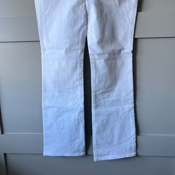 NYDJ Barbara Bootcut Jeans Womens Size 10 White Denim Mid-Rise Lift Tuck Stretch - Picture 8 of 16